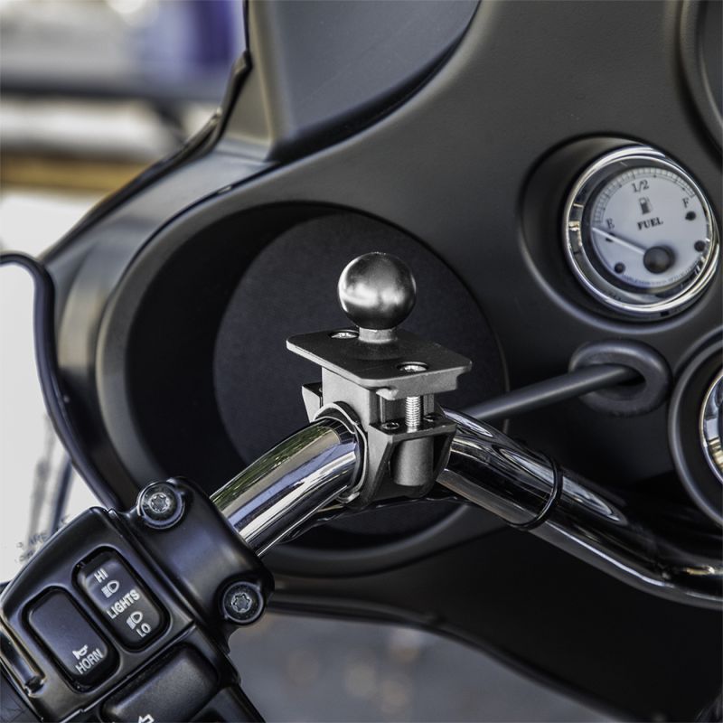 Arkon MCH25BK Motorcycle Bike Handlebar Mount 25mm (1 inch) Ball (sku 60031)