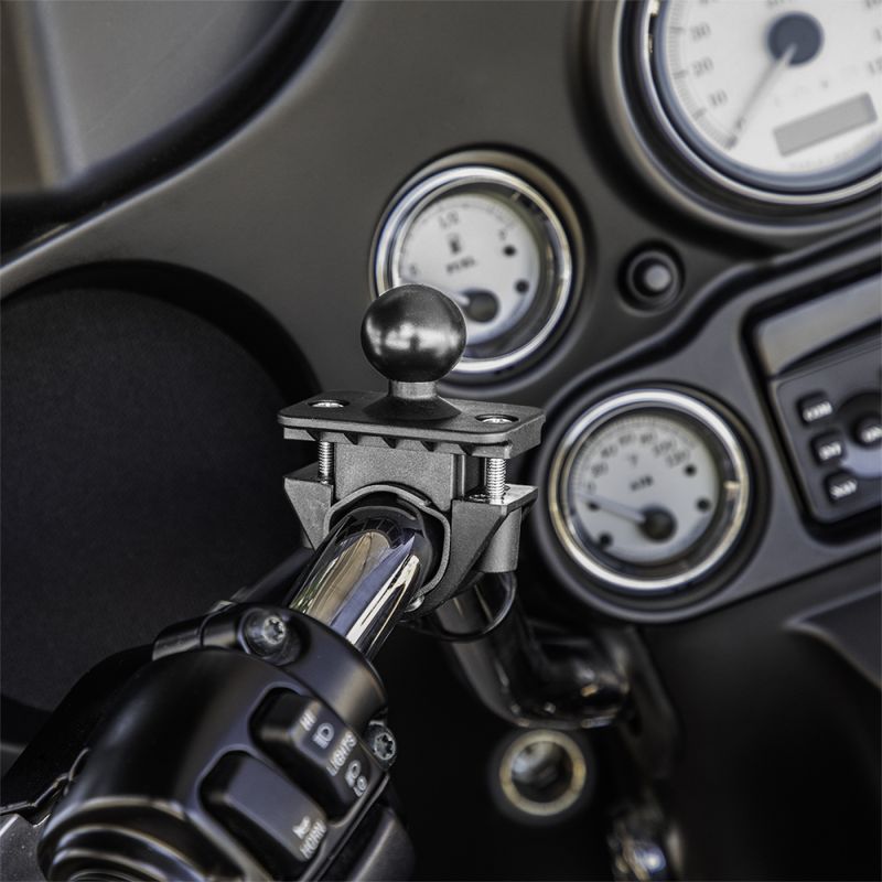 Arkon MCH25BK Motorcycle Bike Handlebar Mount 25mm (1 inch) Ball (sku 60031)