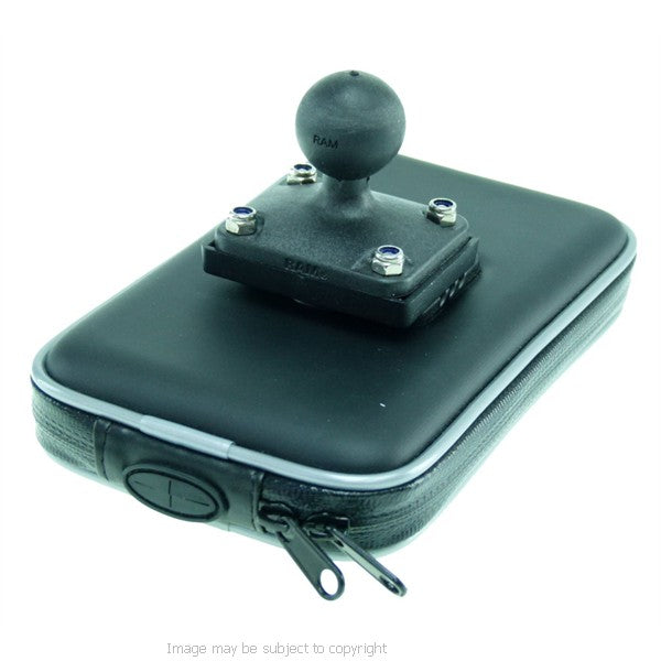 Weather Resistant Case with 1&quot; Ball for RAM Motorcycle Mounts for iPhone 13 mini (SKU 60049)