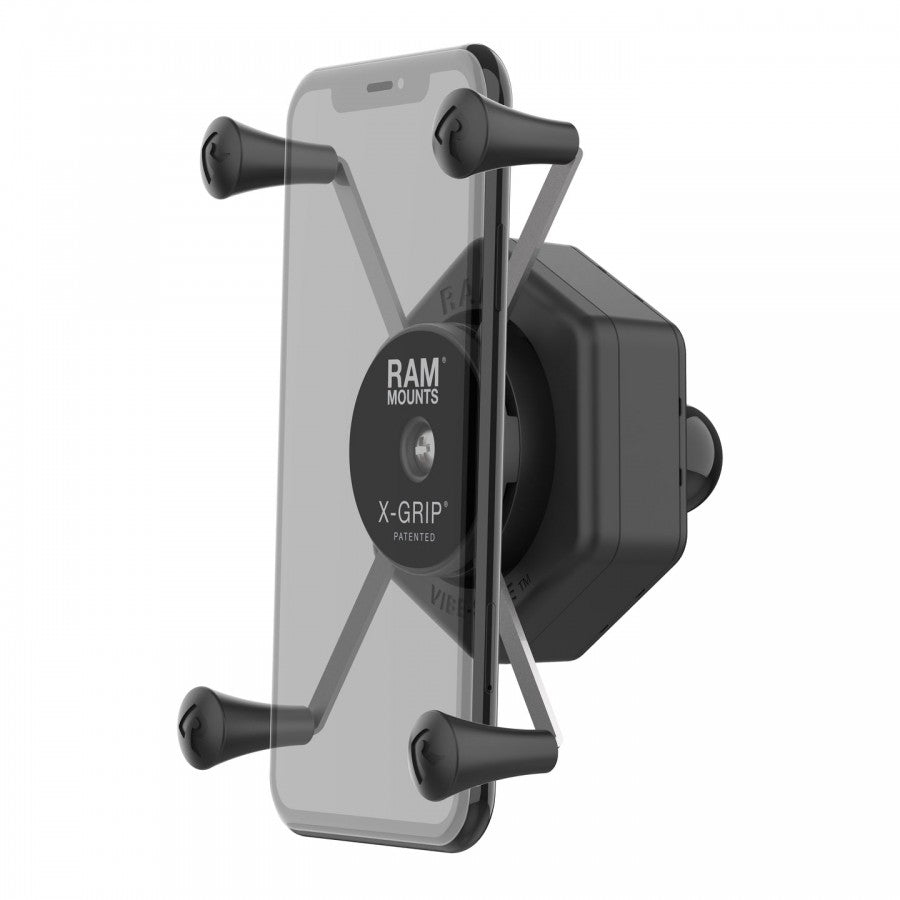 RAM® X-Grip® Large Phone Holder with Ball &amp; Vibe-Safe™ Adapter RAM-HOL-UN10B-462 (sku 60046)