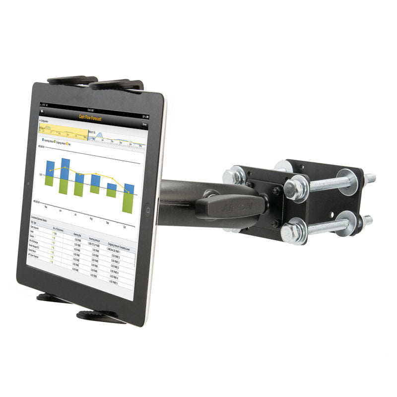 ARKON FLBK38TAB1 38mm Robust Forklift Pillar Tablet Mount fits Apple iPad PRO (sku 43027)