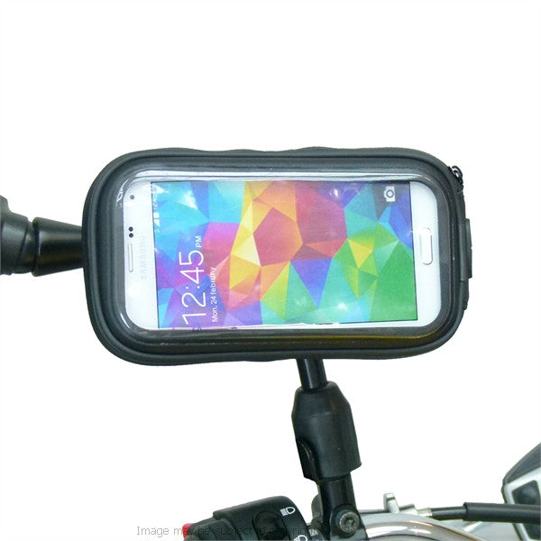 Waterproof Moped Scooter Bike Mirror Mount for Samsung Galaxy S5 (sku 19409)