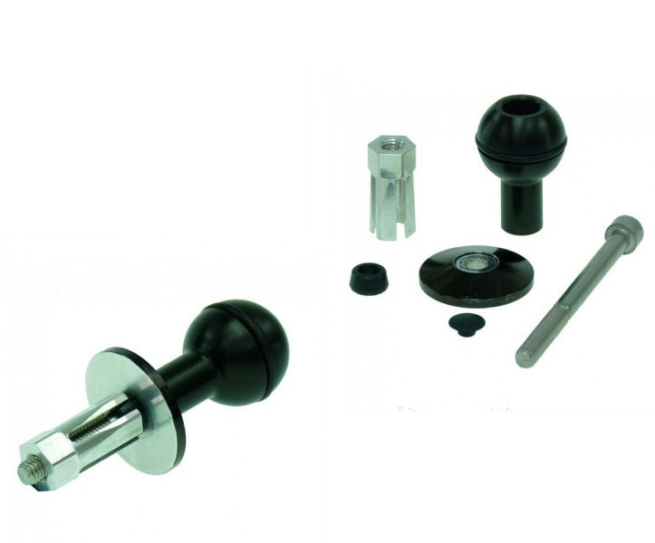 12mm Hexagon Stem Mount fits Honda Blackbird &amp; Kawasaki Motorcycles &amp; Adapter for Garmin Nuvi (sku 31705)