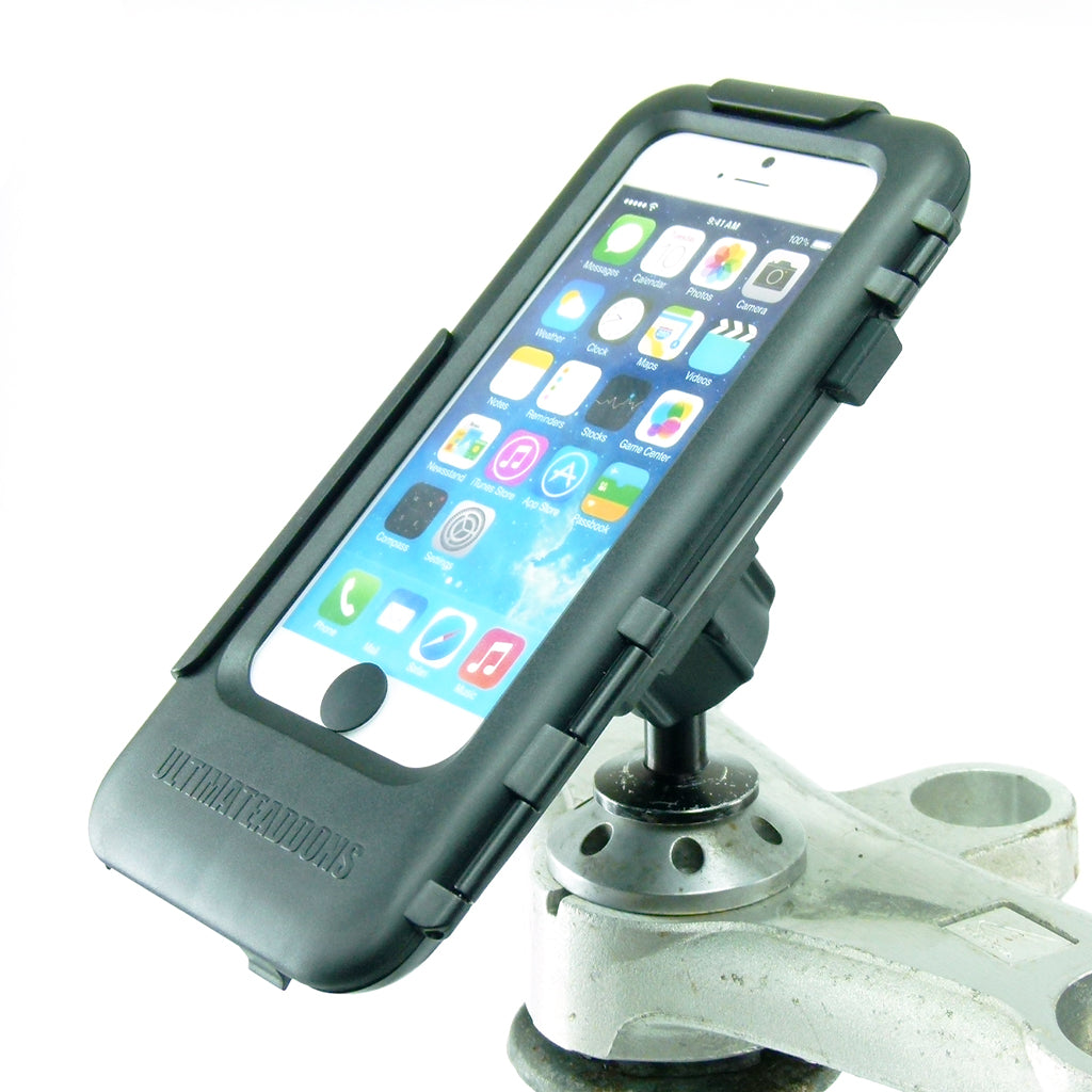 12mm Hexagon Hole fits Honda Blackbird - Kawasaki Motorcycle Tough Case Mount for iPhone 6S (sku 45006)