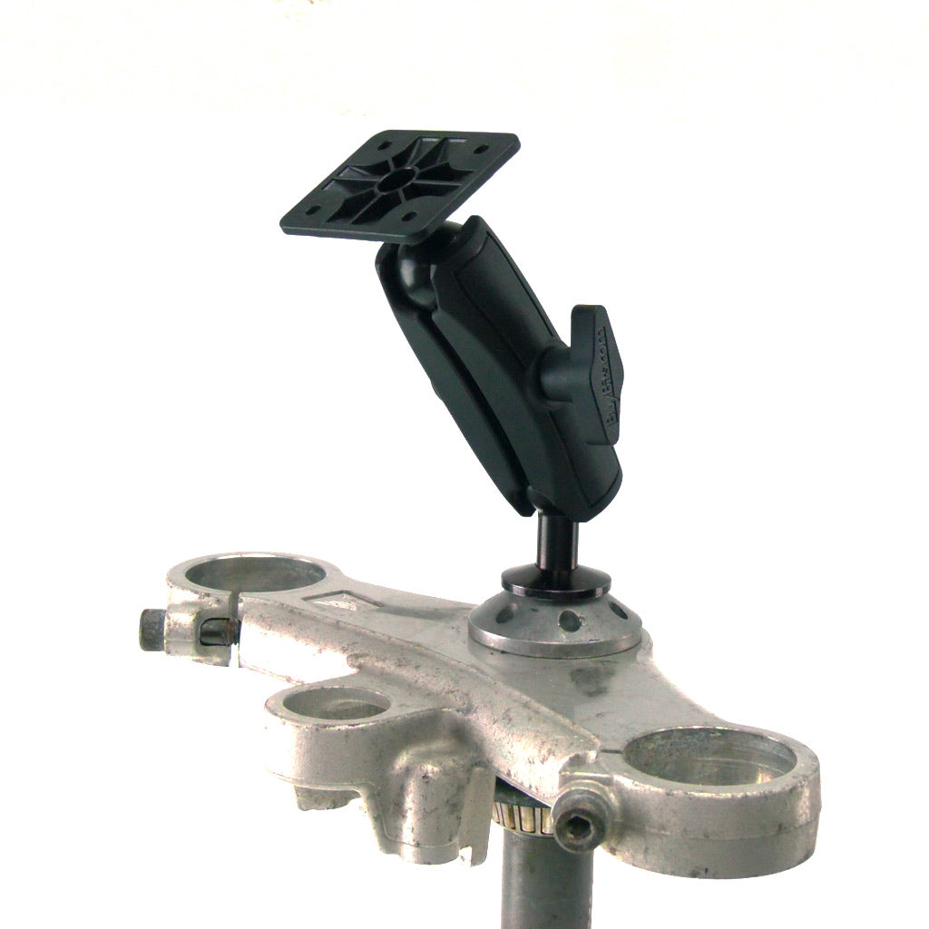 Extended 12mm Hexagon Stem Mount for Honda Blackbird &amp; Kawasaki Motorcycles fits TomTom Rider 450 (sku 36970)