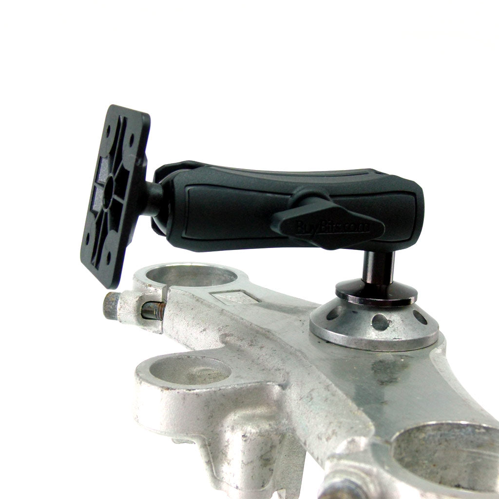 Extended 12mm Hexagon Stem Mount for Honda Blackbird &amp; Kawasaki Motorcycles fits TomTom Rider 450 (sku 36970)