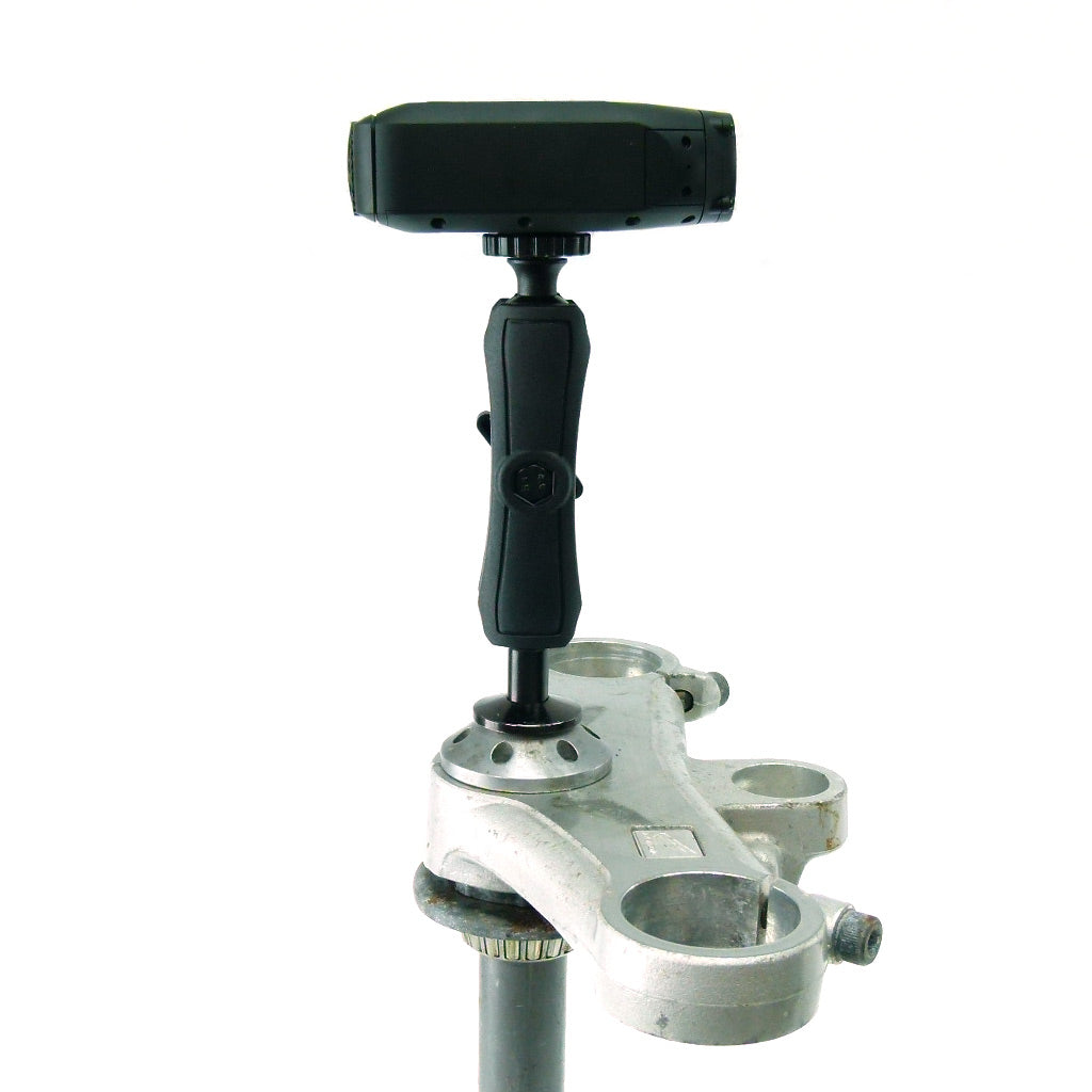12mm Hexagon Hole Stem Bike Mount for Camera Video GHOST - Contour fits Honda Blackbird &amp; Kawasaki Motorcycles (sku 31875)