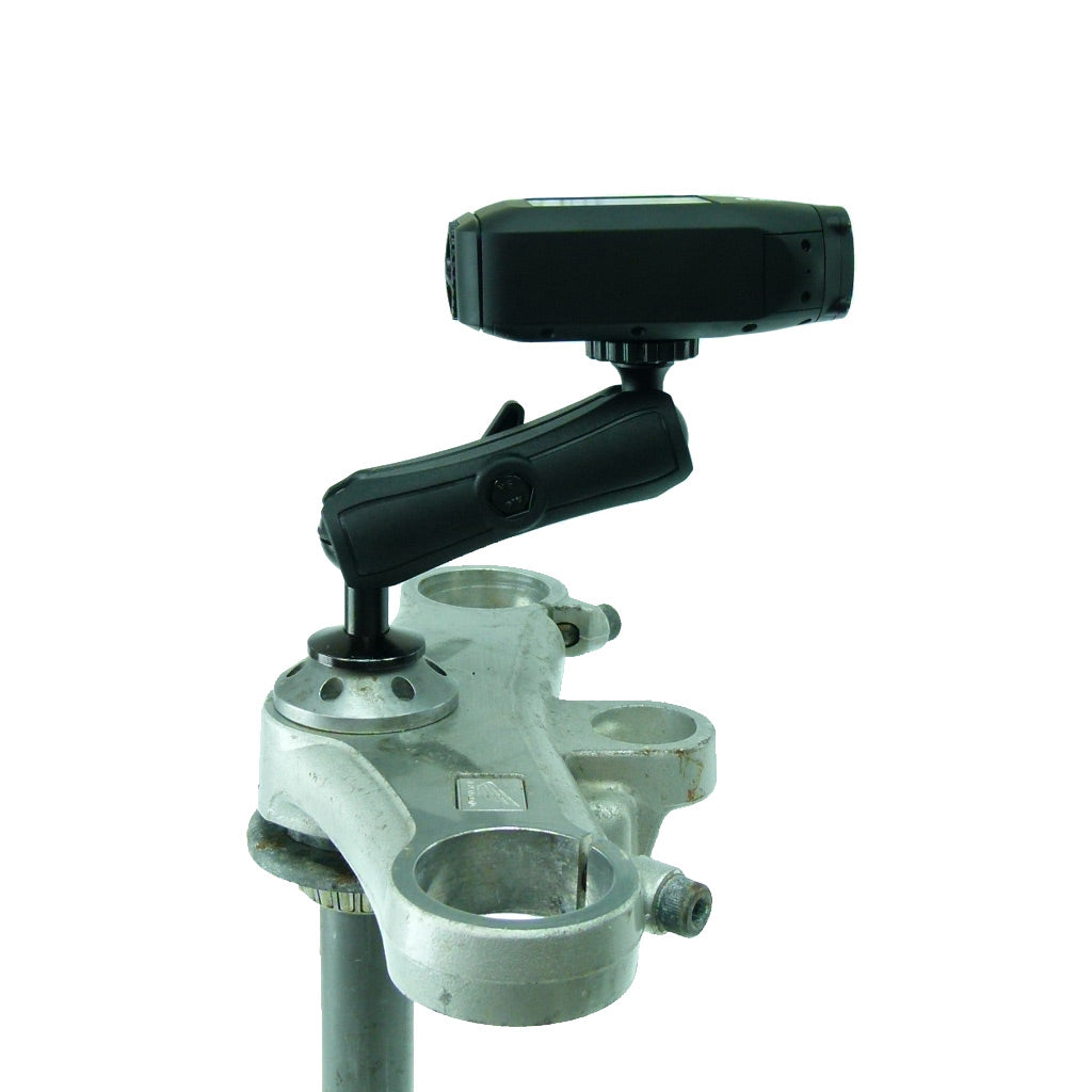 12mm Hexagon Hole Stem Bike Mount for Camera Video GHOST - Contour fits Honda Blackbird &amp; Kawasaki Motorcycles (sku 31875)