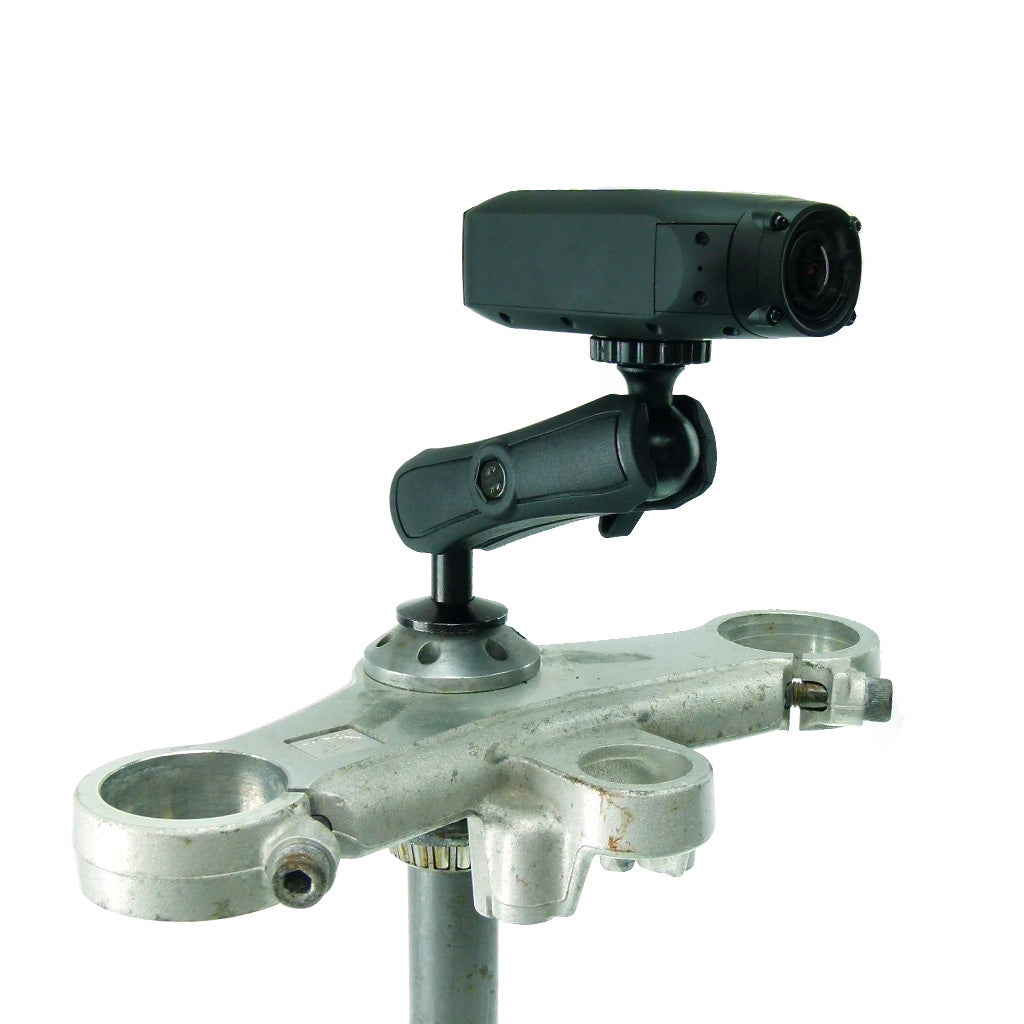 12mm Hexagon Hole Stem Bike Mount for Camera Video GHOST - Contour fits Honda Blackbird &amp; Kawasaki Motorcycles (sku 31875)