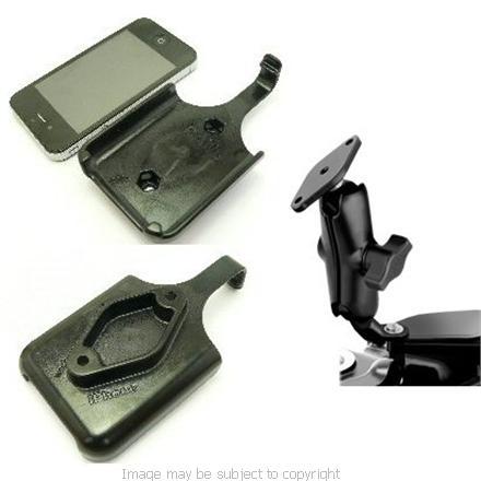 RAM 9mm MOTO Base Mount for Motorcycle - Motorbike Mirrors &amp; Cradle for Apple iPhone XR (Sku 50286) - BuyBits Ltd UK
