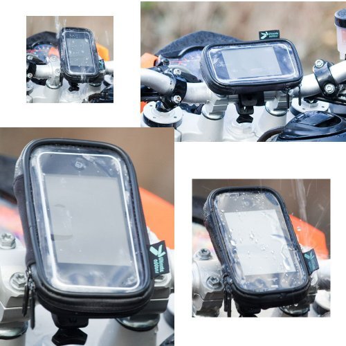Bike Mount &amp; Waterproof Weather Case for the HTC HD2 SmartPhone