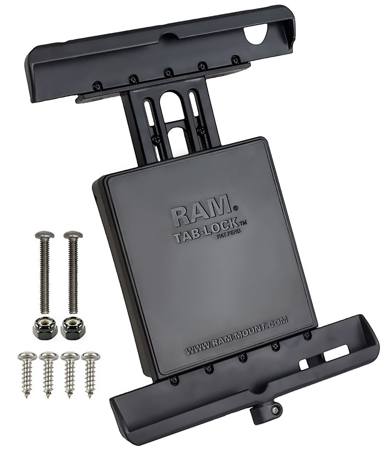 RAM TAB DOCK-N-LOCK Cradle for Apple iPad 4th Gen WITHOUT CASE, SKIN OR SLEEVE. (sku 19032)