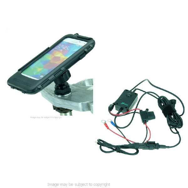 Yoke 40 Powered Motorcycle Yoke Nut Cap Mount for Samsung Galaxy S5 (sku 19432)
