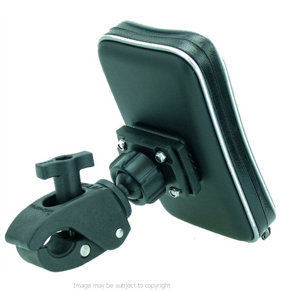 Motorcycle Bike Tough-Claw Clamp Bar Mount with Waterproof Phone Case for Samsung Galaxy Note 3 (sku 19638)