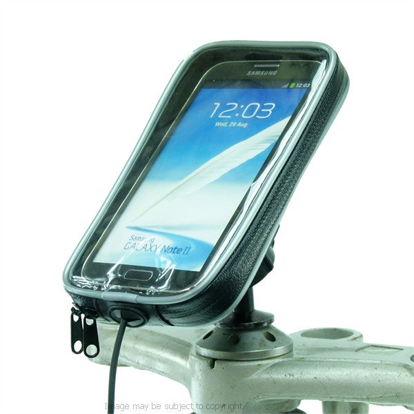 12mm Hexagon Hole Phone Mount for Honda Blackbird - Kawasaki Motorcycles fits Samsung Galaxy Note 2 (sku 19788)