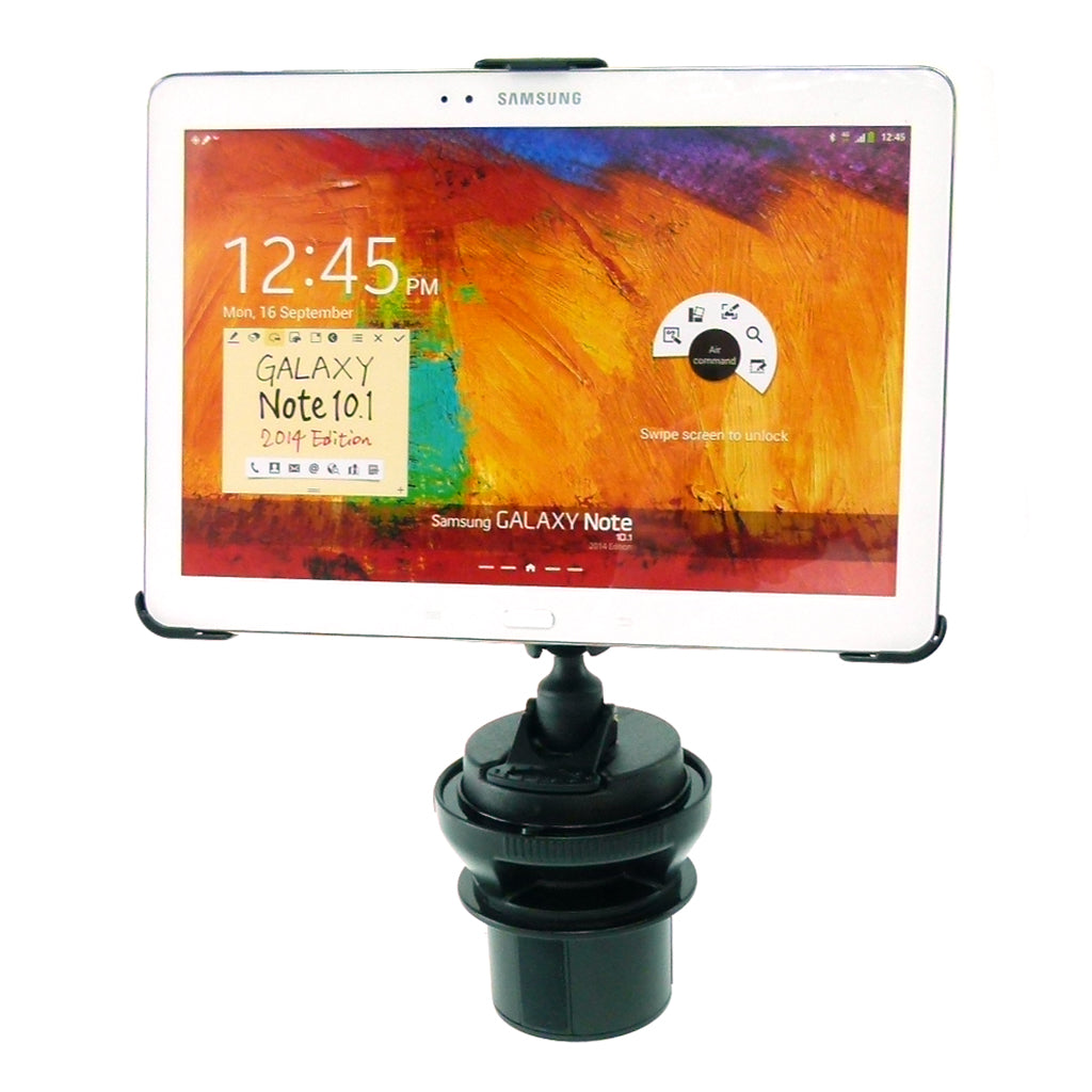 Dedicated Vehicle Car Drink - Cup Holder Base Tablet Mount for Samsung Galaxy Note 10.1 2014 (sku 31754)
