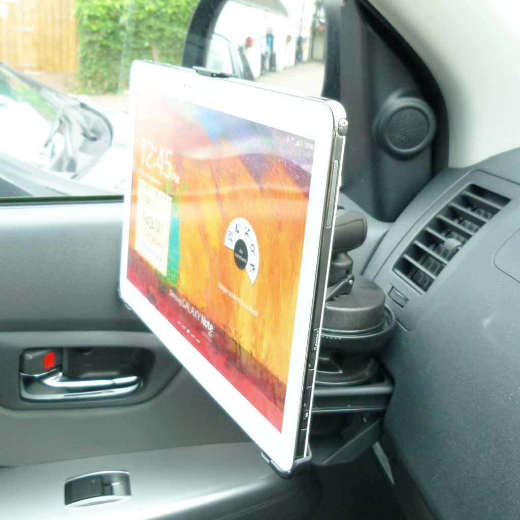 Dedicated Vehicle Car Drink - Cup Holder Base Tablet Mount for Samsung Galaxy Note 10.1 2014 (sku 31754)