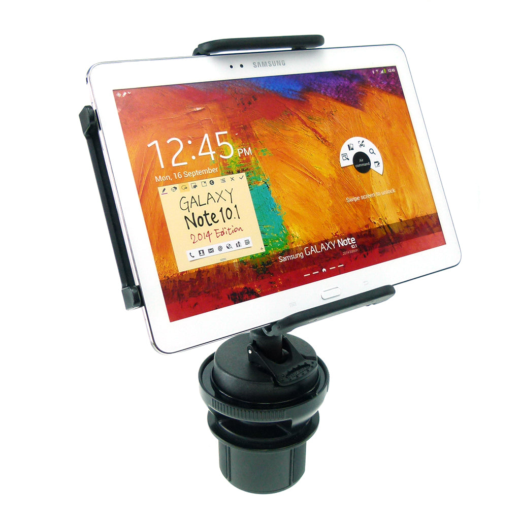 Vehicle Car Drink - Cup Holder Base Tablet Mount for Samsung Galaxy Note 10.1 2014 (sku 31766)