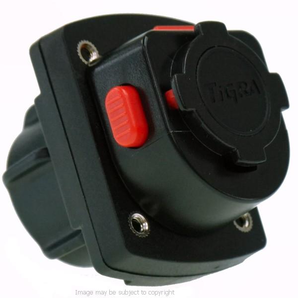 1" Socket (25mm) Twist &amp; Lock Adapter for TiGRA Sport Cases fits RAM Motorcycle Mounts (sku 20242) - BuyBits Ltd UK