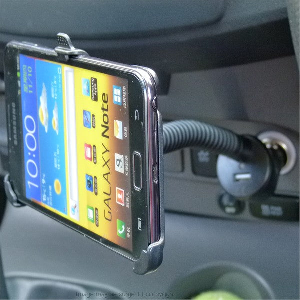 Powered Gooseneck Car Lighter Charging Arm for Samsung Galaxy Note (SKU 20586)