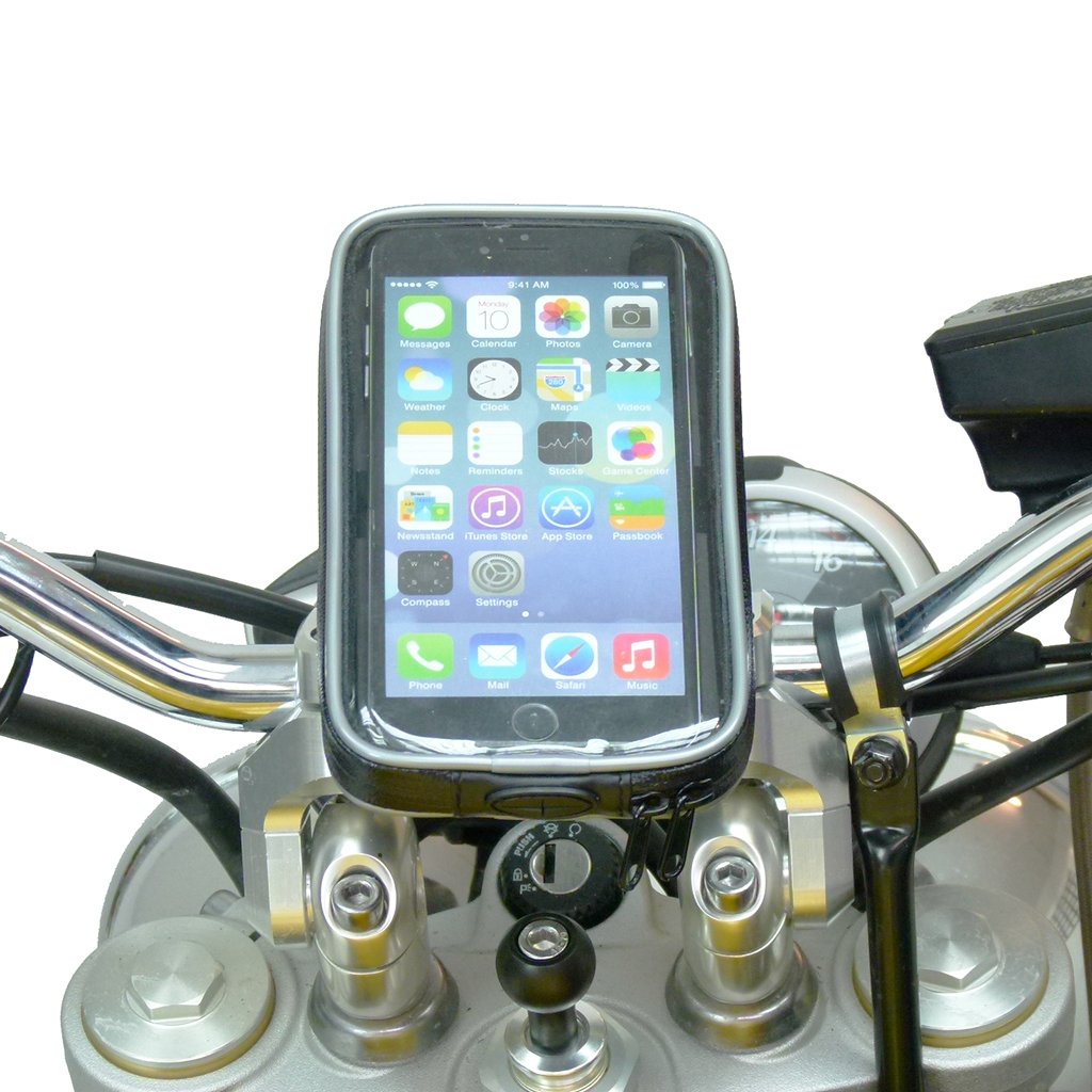 Weather Resistant Motorcycle Handlebar Mount for iPhone 11 PRO MAX (sku 49019) - BuyBits Ltd UK