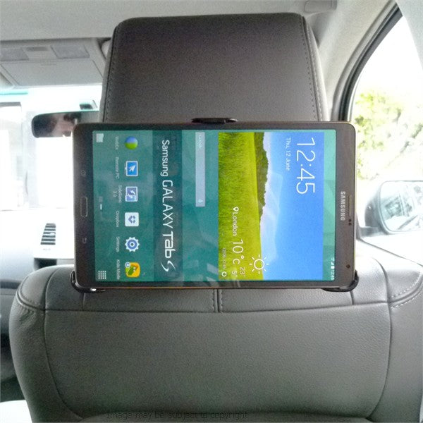 Dedicated Samsung Galaxy Tab S 8.4 Deluxe Car Headrest Mount (sku 20668)
