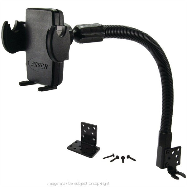 Arkon Mega Grip Seat Bolt Floor Mount for Smartphone - Bulk Packaging - Black  (sku 20714)