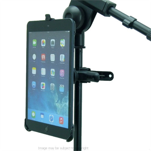Small Tough-Clamp Music - Microphone Stand Mount for Apple iPad MINI 3 (sku 20786)