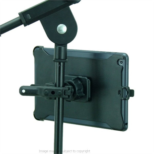 Small Tough-Clamp Music - Microphone Stand Mount for Apple iPad MINI 3 (sku 20786)