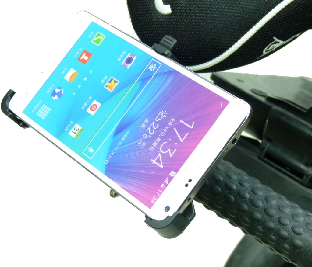 Dedicated 'Quick Fix' Golf Trolley Phone Holder Mount For Samsung Galaxy Note 4 (sku 21025)