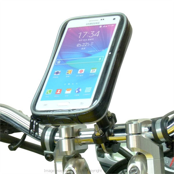 Strong Metal U-Bolt Motorcycle Handlebar Mount for Galaxy Note 4 (sku 21055)