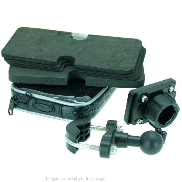 Strong Metal U-Bolt Motorcycle Handlebar Mount for Galaxy Note 4 (sku 21055)