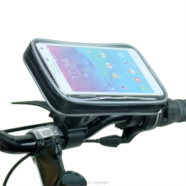 Weather Resistant Locking Strap Cycle Bike Handlebar Mount for Galaxy Note 4 (sku 21061)