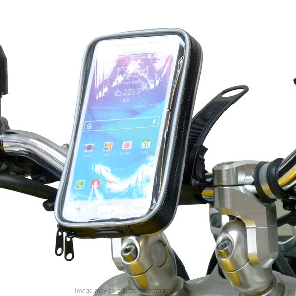 Weather Resistant Locking Strap Motorcycle Handlebar Mount for Galaxy Note 4 (sku 21062)