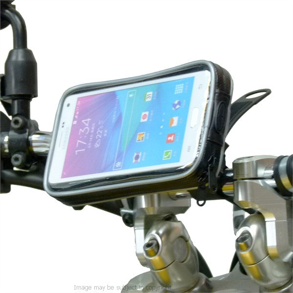 Weather Resistant Locking Strap Motorcycle Handlebar Mount for Galaxy Note 4 (sku 21062)