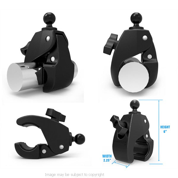 RAM LARGE TOUGH-CLAW WITH 1" RUBBER BALL. RAP-B-401 ( sku 21066)