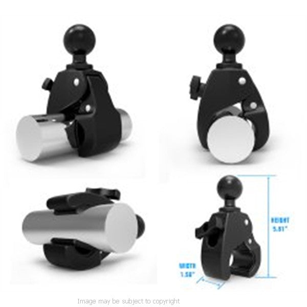 RAM MEDIUM TOUGH-CLAW with 1.5" RUBBER BALL. RAP-404 (sku 21069)
