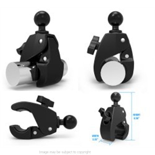 RAM LARGE TOUGH-CLAW with 1.5" RUBBER BALL. RAP-401 (sku 21070)