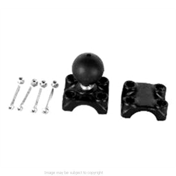 RAM RAIL MOUNT 1.25"(31mm) OD with 1.5" RUBBER BALL. RAM-219 (sku 21074)
