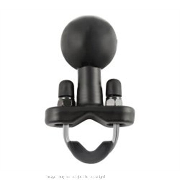 RAM  U-BOLT MOUNT with 1.5" RUBBER BALL for 12mm to 25mm RAILS. RAM-231 (sku 21076)