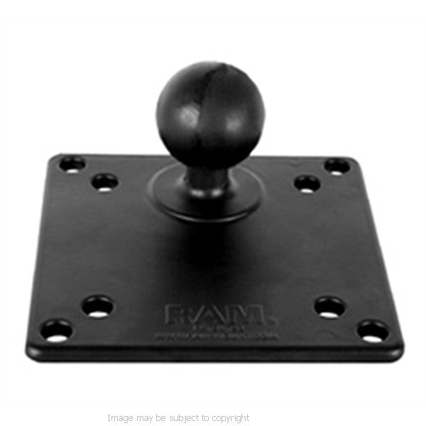 RAM VESA BASE PLATE WITH 1.5" RUBBER BALL. RAM-264 (sku 21081)