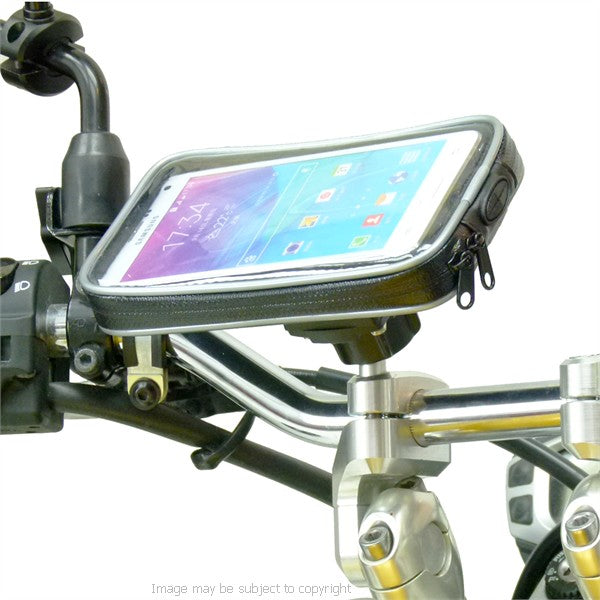 Weather Resistant Motorcycle M8 Bolt Handlebar Clamp Mount for Galaxy Note 4 (sku 21090)