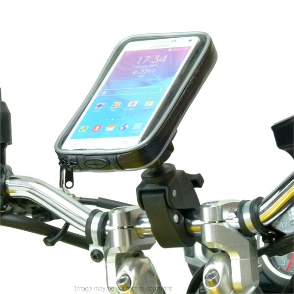 Waterproof Tough Claw Clamp Motorcycle Bike Mount for Galaxy Note 4 (sku 21095)