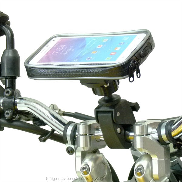 Waterproof Tough Claw Clamp Motorcycle Bike Mount for Galaxy Note 4 (sku 21095)