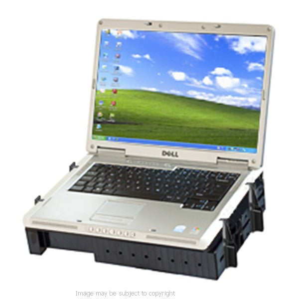 RAM UNIVERSAL TOUGH-TRAY LAPTOP HOLDER with FLAT RETAINING ARMS. RAM-234-3FL (sku 21108)