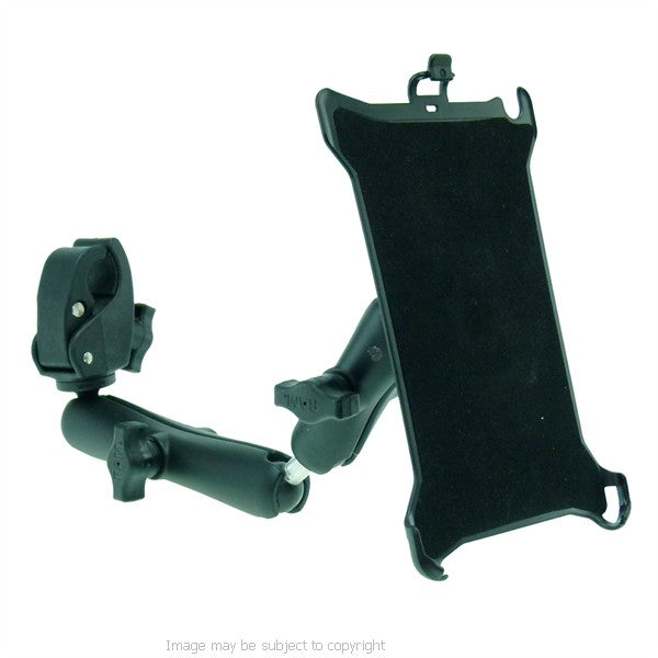 Wheelchair Rail and Tube Mount with Extension for iPad Mini 3 (sku 21149)