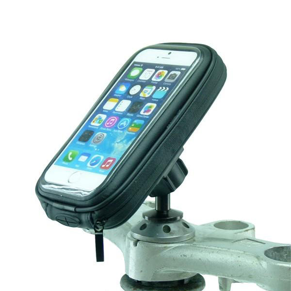 Waterproof 12mm Hexagon Hole Motorcycle Mount for iPhone 6S fits Honda Blackbird - Kawasaki (sku 32410)