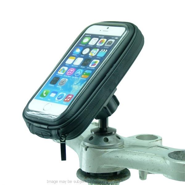 Waterproof 12mm Hexagon Hole Motorcycle Mount for iPhone SE 2 (2020) fits Honda Blackbird - Kawasaki (sku 53532) - BuyBits Ltd UK