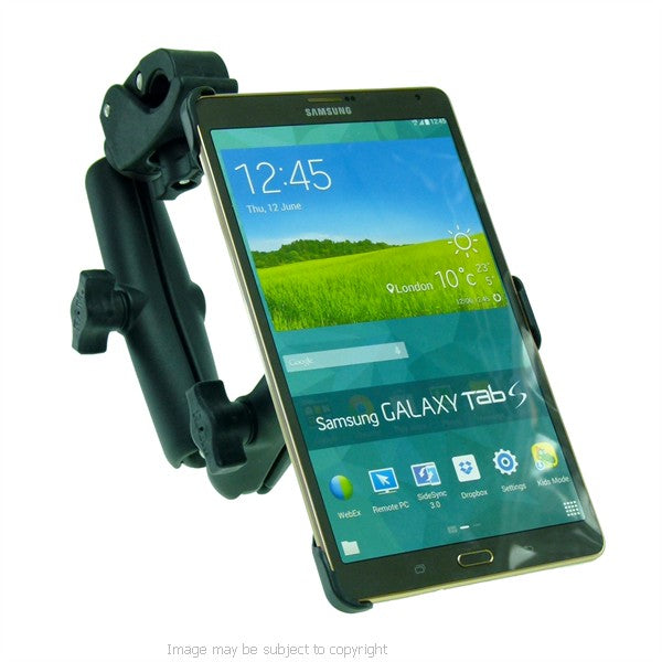 Wheelchair Rail - Tube Mount with Extension for Galaxy Tab S 8.4 (sku 21198)