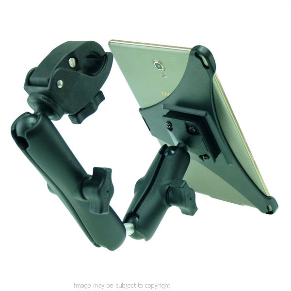 Wheelchair Rail - Tube Mount with Extension for Galaxy Tab S 8.4 (sku 21198)